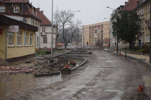 Elbląg, Wysepka zamiast miejsca parkingowego