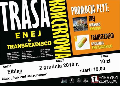 Enej i Transsexdisco w Jaszczurze