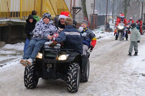 Elbląg, Prezenty przyjechały na motocyklach