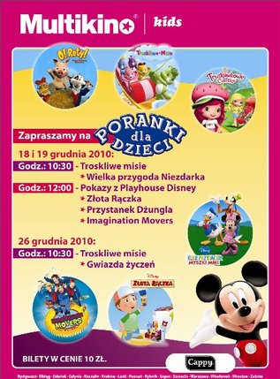 Multikino: Grudniowe poranki dla dzieci