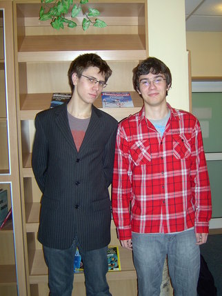 Elbląg, na zdjęciu od lewej Paweł Gniewkowski i Mateusz Grzybicki