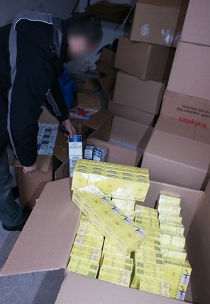 Elbląg, Papierosy bez znaków akcyzy