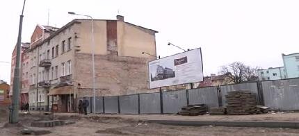 Elbląg, Na miejscu zburzonego kina Syrena miał stanąć biurowiec. Miał...(kadr z filmu0