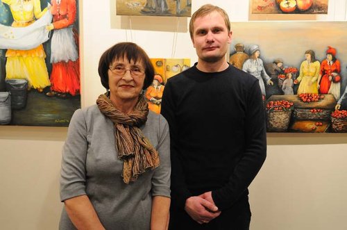 Elbląg, Krystyna Zaczek i Dariusz Bąk - prace artystów można oglądać w Galerii ZUM Elbląg, Krystyna Zaczek i Dariusz Bąk - prace artystów można oglądać w Galerii ZUM