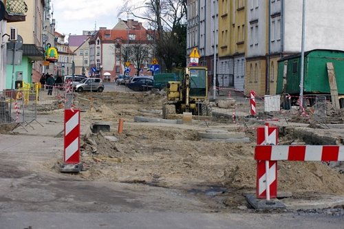 Elbląg, Przebudowa ul. Traugutta - wznowiona zostanie w II połowie marca