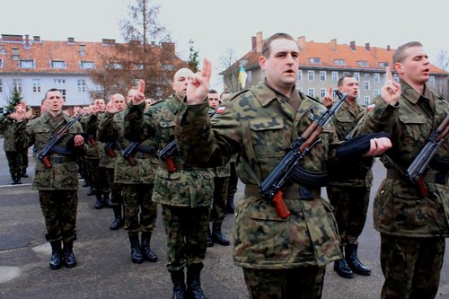 Elbląg, Przysięga wojskowa w Braniewie