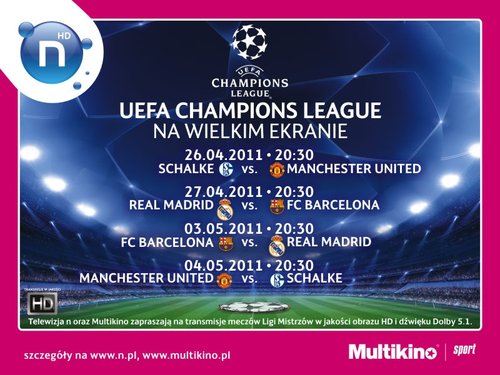 Multikino: Mecze UEFA