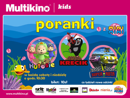 Multikino: Poranki dla najmłodszych