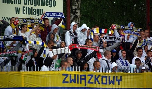 Elbląg, Kilku kibiców ukaranych w Olsztynie