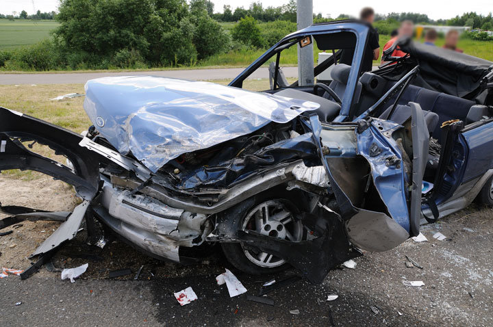 Elbląg, Wypadek na skrzyżowaniu Żuławskiej z obwodnicą Elbląg, Wypadek na skrzyżowaniu Żuławskiej z obwodnicą