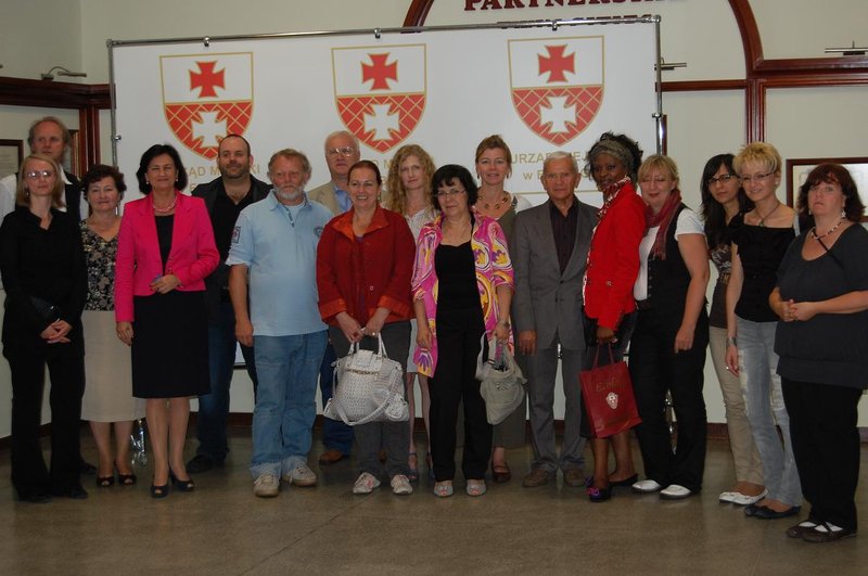 Elbląg, Partnerzy projektu spotkali się z wiceprezydentem Elbląga Grażyną Kluge