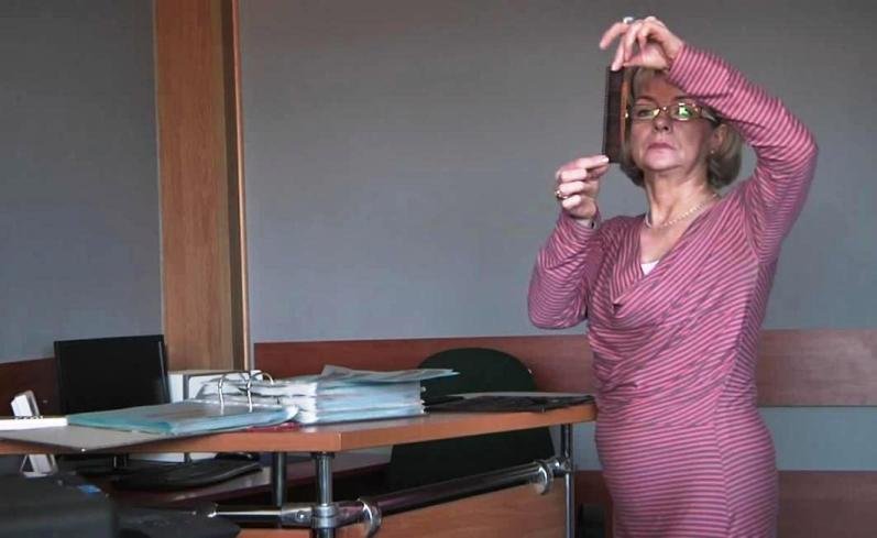 Elbląg, Teresa Romanowska w Pracowni Digitalizacji