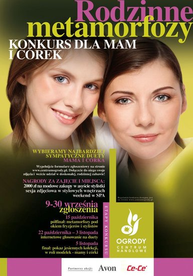 Rodzinne metamorfozy – konkurs dla mam i córek