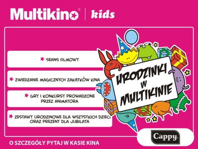 Elbląg, Urodzinowe party w Multikinie