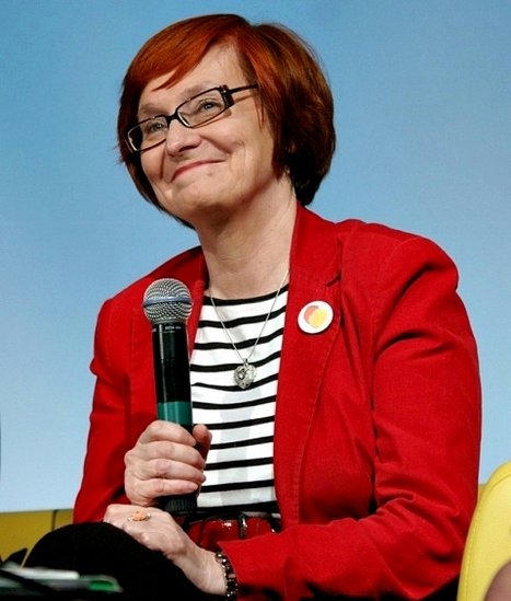 Elbląg, Prof. Małgorzata Fuszara podczas wizyty w Elblągu