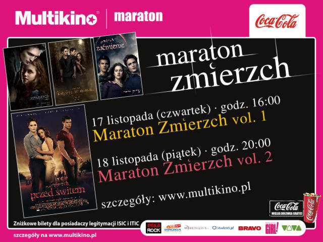 Multikino: Maraton Zmierzch Multikino: Maraton Zmierzch