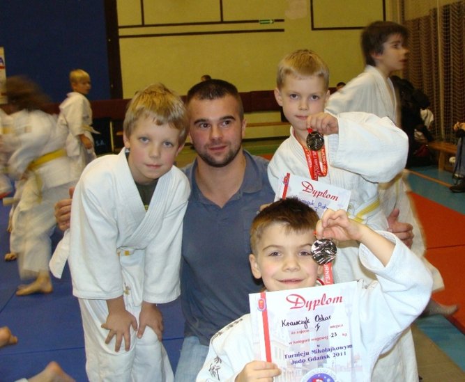Elbląg, Mali elbląscy judocy z medalami Elbląg, Mali elbląscy judocy z medalami