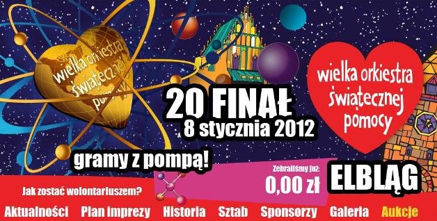 Elbląg, Strona Elbląskiej WOŚP już działa!
