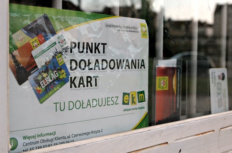 Elbląg, Trzy nowe punkty doładowań EKM Elbląg, Trzy nowe punkty doładowań EKM