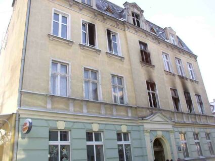 Elbląg, Po pożarze (zdjęcie nadesłane przez Seillera - dzięki)