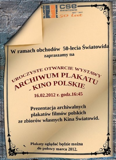 Elbląg, Filmowa klasyka - wystawa i pokaz