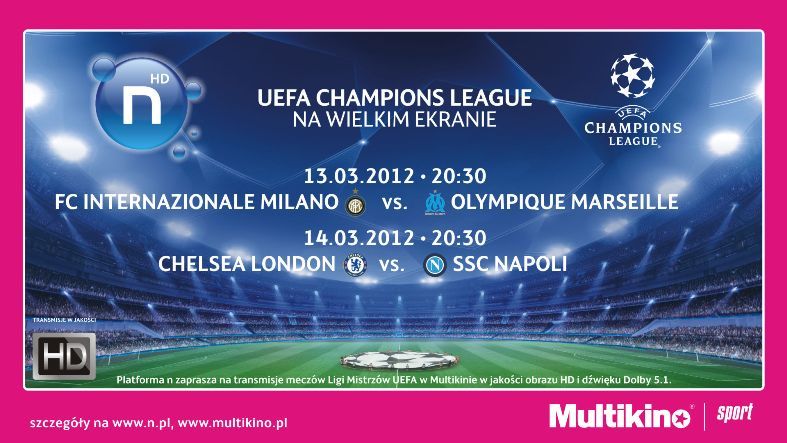 Multikino: Liga Mistrzów na wielkim ekranie Multikino: Liga Mistrzów na wielkim ekranie
