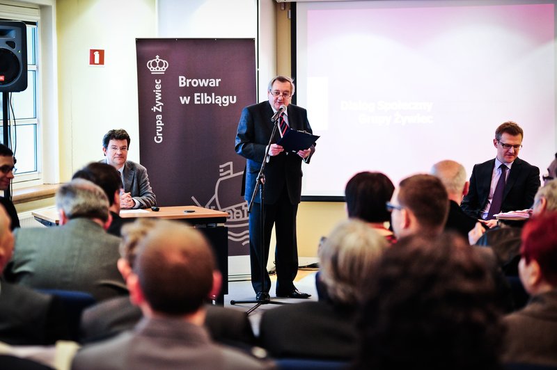 Elbląg, Zobowiązania wobec Elbląga i elblążan przedstawia dyrektor elbląskiego browaru Roman Korzeniowski Elbląg, Zobowiązania wobec Elbląga i elblążan przedstawia dyrektor elbląskiego browaru Roman Korzeniowski