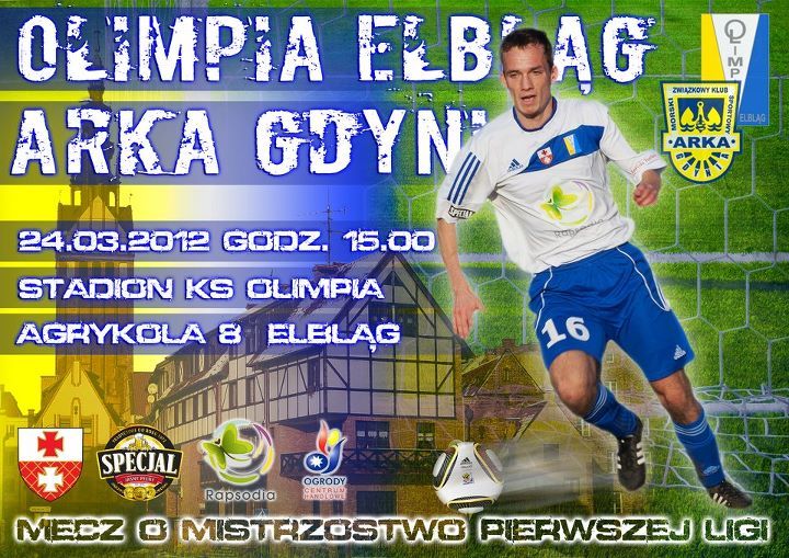 Elbląg, Olimpia podejmuje Arkę (piłka nożna) Elbląg, Olimpia podejmuje Arkę (piłka nożna)