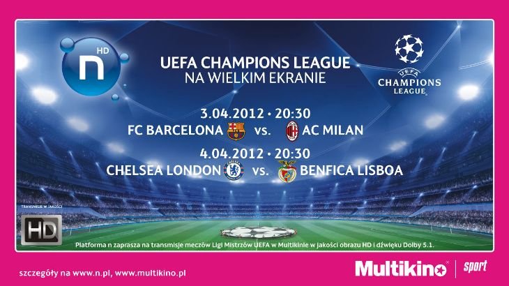 Elbląg, Mistrzowie UEFA na wielkim ekranie