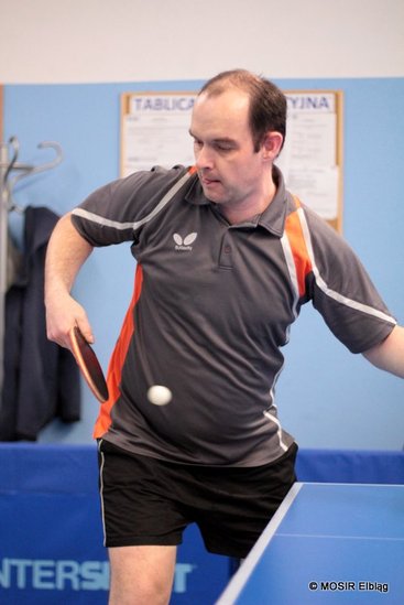 Elbląg, Przed świętami śmigały celuloidowe piłeczki (tenis stołowy)