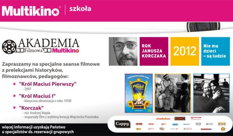 Elbląg, Rok Korczaka w Multikinie