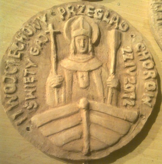 Elbląg, Medal wykonany w pracowni plastycznej Światowida.