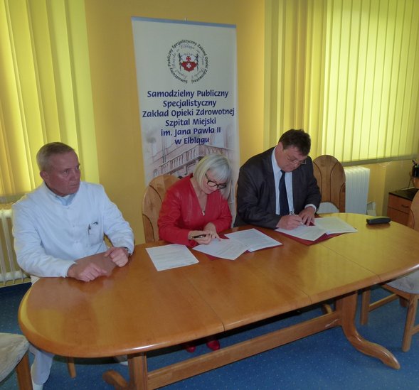 Elbląg, Nowe dachy szpitala