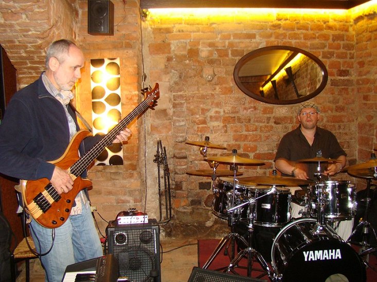 Elbląg, W miniony wtorek zagrali: od lewej Janusz Mackiewicz i Grzegorz Sycz Elbląg, W miniony wtorek zagrali: od lewej Janusz Mackiewicz i Grzegorz Sycz