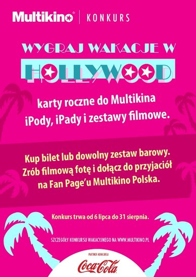Elbląg, Wygraj w Multikinie hollywoodzkie wakacje Elbląg, Wygraj w Multikinie hollywoodzkie wakacje