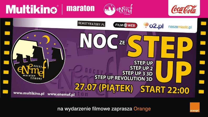 Elbląg, ENEMEF - Noc Step Up (2. sala uruchomiona) Elbląg, ENEMEF - Noc Step Up (2. sala uruchomiona)