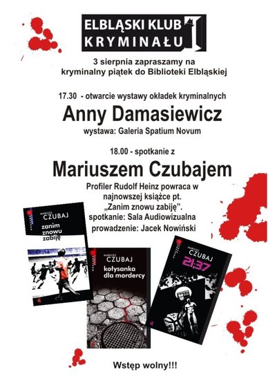 Elbląg, Kryminalny piątek w bibliotece Elbląg, Kryminalny piątek w bibliotece