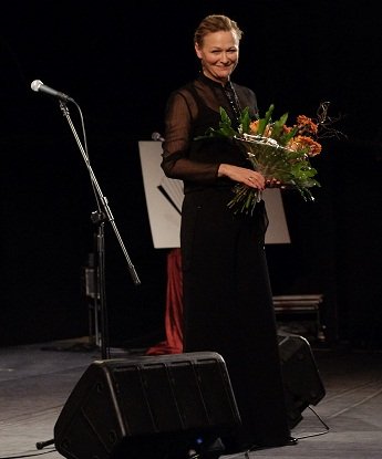 Elbląg, E. Geppert podczas OFSS Czy to jest kochanie 2009 r.,