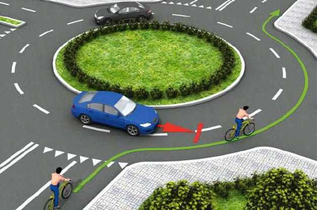 Elbląg, Rowerowe zmiany w PoRD - jazda środkiem pasa