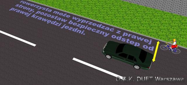 Elbląg, Rowerowe zmiany w PoRD - wyprzedzanie z prawej