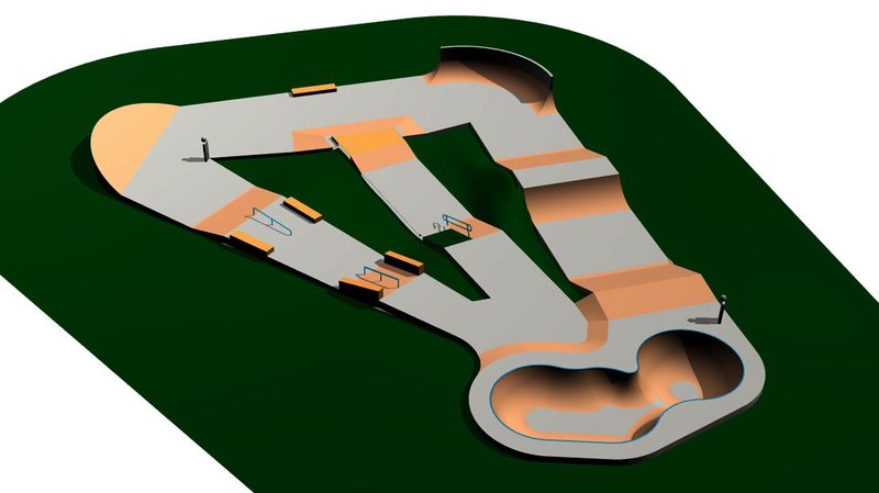 Elbląg, Tak ma wyglądać pierwszy w Elblągu skatepark Elbląg, Tak ma wyglądać pierwszy w Elblągu skatepark