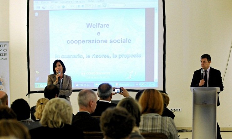 Elbląg, Wiceprezydent Perugi Aviano Rossi podczas swojej prezentacji