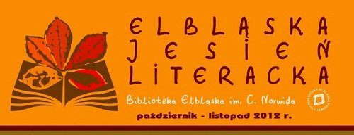 Elbląg, To będzie bardzo literacka jesień