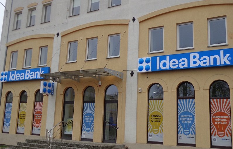 Oddział Idea Bank mieści się przy ul. Armii Krajowej 7-8 w Elblągu