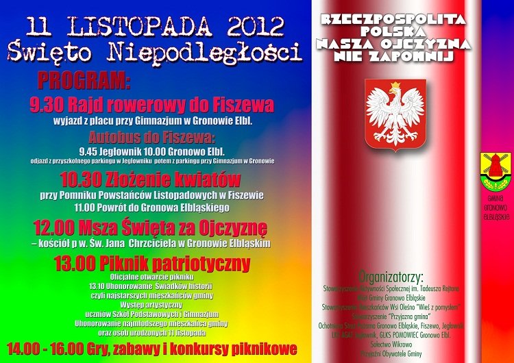 Elbląg, Święto Niepodległości w Gronowie Elbląskim