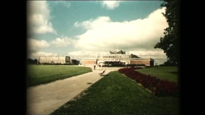 Elbląg, kadr z materiału filmowego Elbląg, kadr z materiału filmowego