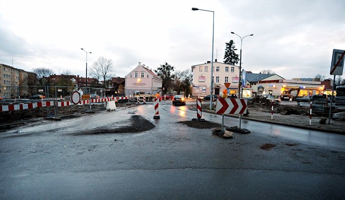 Elbląg, Zamknięte skrzyżowanie