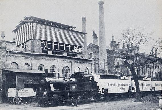 Elbląg, Wagony-chłodnie w elbląskim browarze