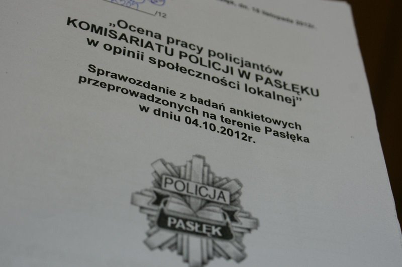 Elbląg, Ankiety – pasłęczanie ocenili policję