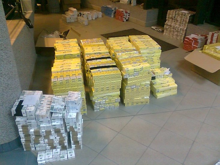 Elbląg, Na dwoch posesjach funkcjonariusze znaleźli m.in. ponad 13 tys. paczek papierosów bez polskich znaków akcyzy Elbląg, Na dwoch posesjach funkcjonariusze znaleźli m.in. ponad 13 tys. paczek papierosów bez polskich znaków akcyzy
